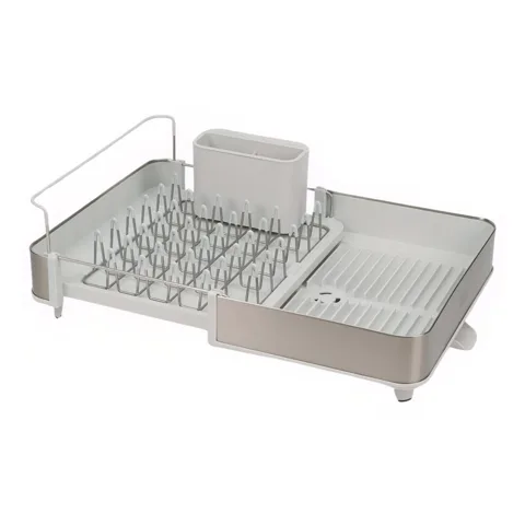Kave Home Bílý odkapávač na nádobí Extend Steel